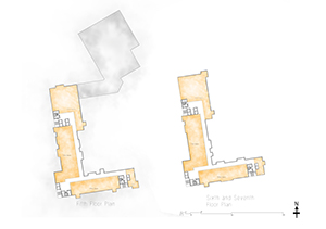 Fifth, Sixth and Seventh Floor Plan